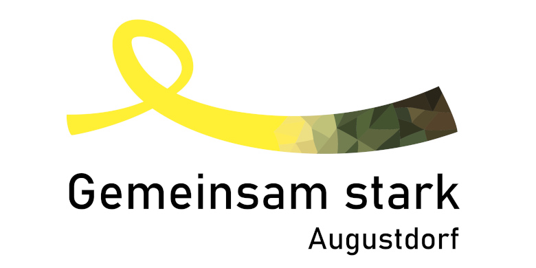 yellow ribbon mit Bundeswehrraute Gemeinsam stark Augustdorf